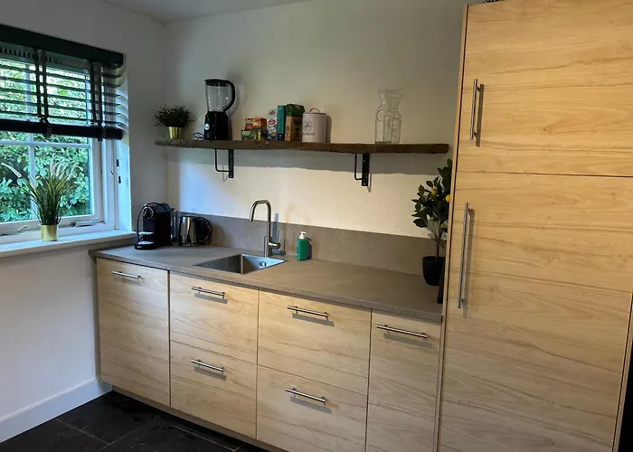 Bosboerderij de Goudsberg met hottub in tuin Villa Lunteren